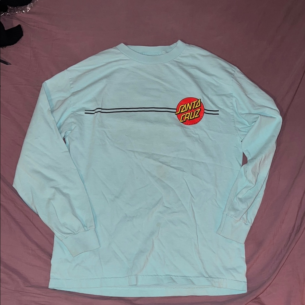 Santa Cruz Sky Blue Crew Neck Shirt